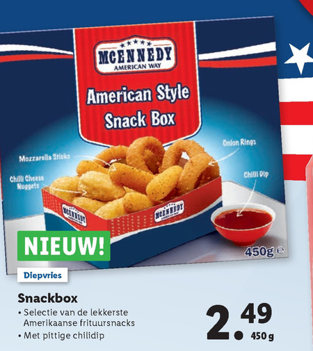 McEnnedy snack folder aanbieding bij Lidl - details