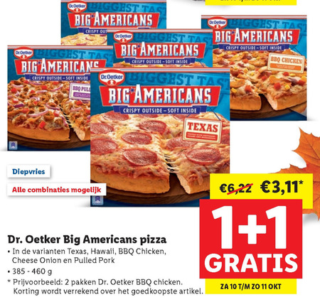 Dr Oetker   diepvriespizza folder aanbieding bij  Lidl - details