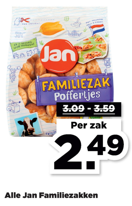 Jan   pannenkoek, poffertjes folder aanbieding bij  Plus - details