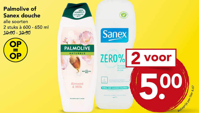 Palmolive   douchegel folder aanbieding bij  Deen - details