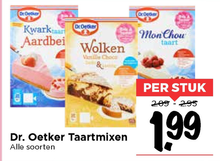 Dr Oetker   cakemix, bakmix folder aanbieding bij  Vomar - details