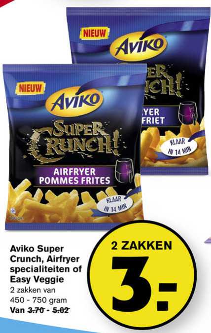 Aviko   patat, aardappelproduct folder aanbieding bij  Hoogvliet - details