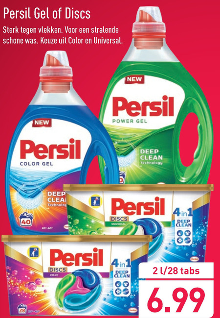 Persil   wasmiddel folder aanbieding bij  Aldi - details