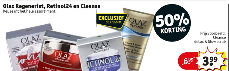 Olaz   dagcreme, nachtcreme folder aanbieding bij  Kruidvat - details