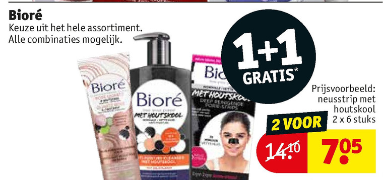 Biore   reinigingslotion, gezichtsreiniging folder aanbieding bij  Kruidvat - details