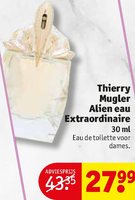 Thierry Mugler   eau de toilette folder aanbieding bij  Kruidvat - details