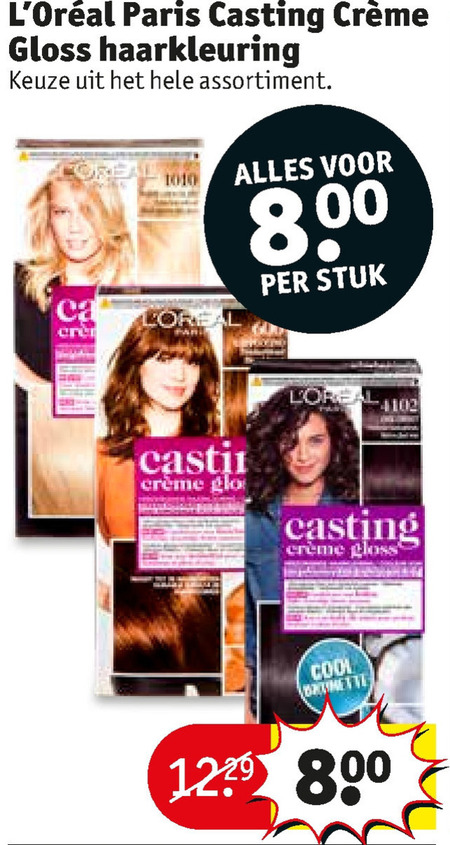 Casting Creme Gloss   haarkleuring folder aanbieding bij  Kruidvat - details