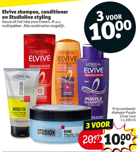 Studio Line   haargel, shampoo folder aanbieding bij  Kruidvat - details