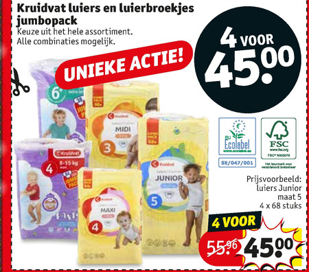 Kruidvat Huismerk   luierbroekjes, luiers folder aanbieding bij  Kruidvat - details