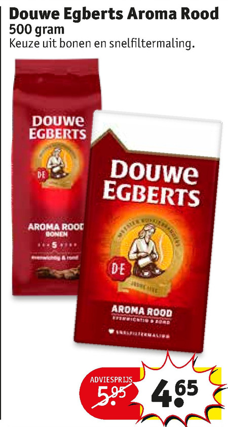 Douwe Egberts   koffie, koffiebonen folder aanbieding bij  Kruidvat - details