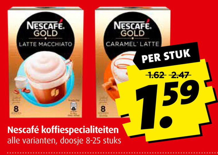 Nescafe   oploskoffie folder aanbieding bij  Boni - details