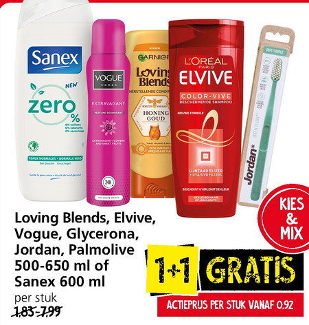 Elvive   shampoo, deodorant folder aanbieding bij  Jan Linders - details