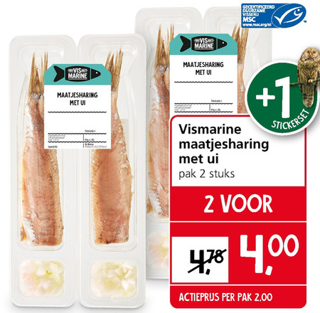 Vis Marine   haring folder aanbieding bij  Jan Linders - details