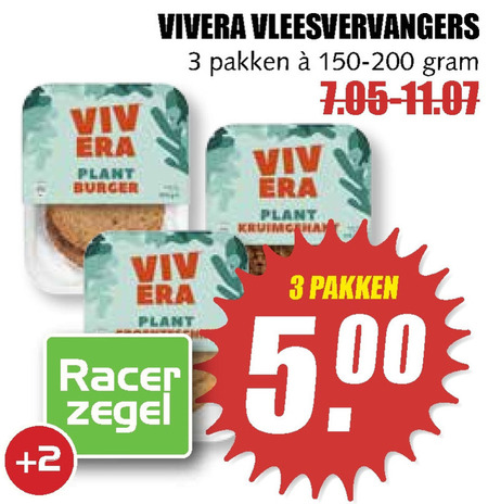 Vivera   vegetarisch folder aanbieding bij  MCD Supermarkt Basis - details