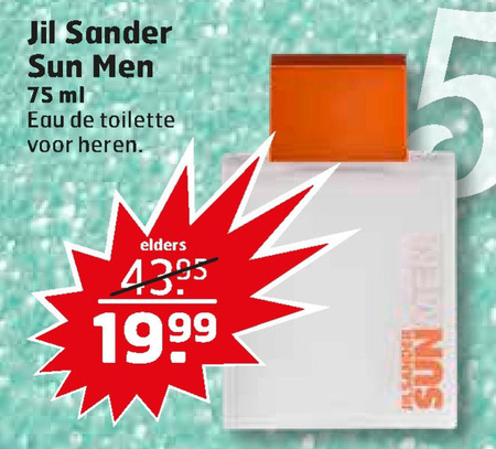 Jil Sander   eau de toilette folder aanbieding bij  Trekpleister - details