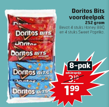 Doritos   zoutje folder aanbieding bij  Trekpleister - details