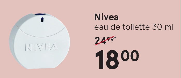 Nivea   eau de toilette folder aanbieding bij  Etos - details