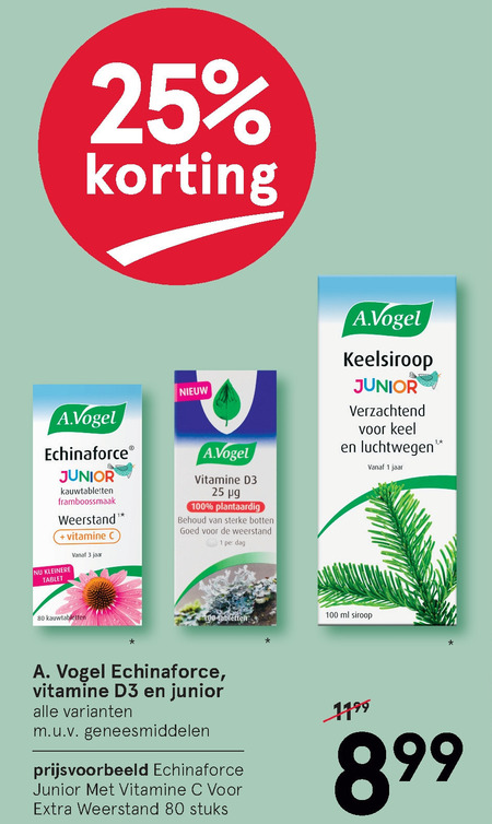 A Vogel   voedingssupplement folder aanbieding bij  Etos - details