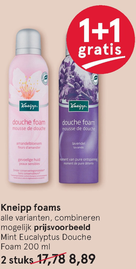 Kneipp   douchegel folder aanbieding bij  Etos - details