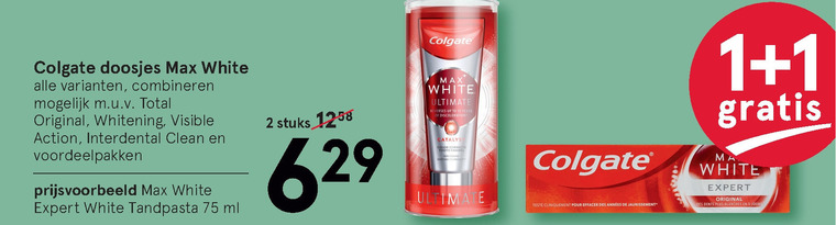 Colgate   tandpasta folder aanbieding bij  Etos - details