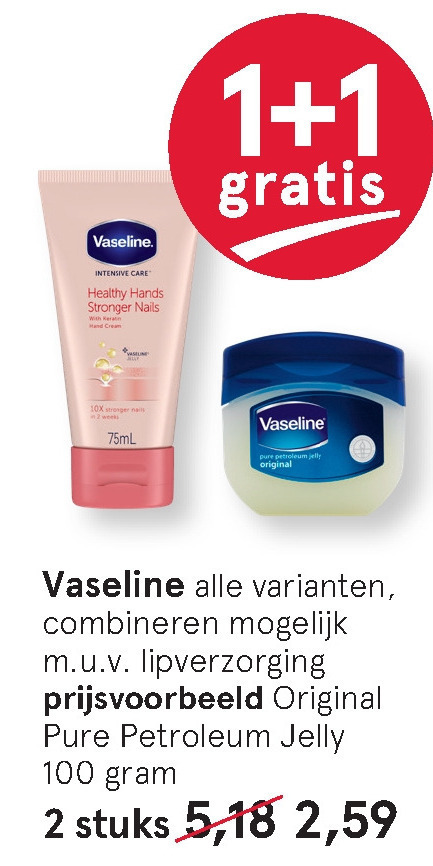 Vaseline   handcreme, bodylotion folder aanbieding bij  Etos - details