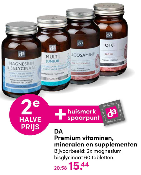 DA Huismerk   multivitaminen, voedingssupplement folder aanbieding bij  DA - details