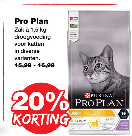 Pro Plan   kattenvoer folder aanbieding bij  Jumper - details