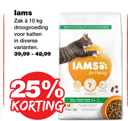 IAMS   kattenvoer folder aanbieding bij  Jumper - details