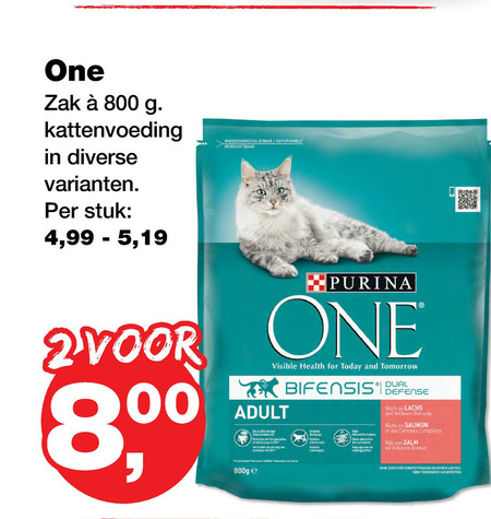 One   kattenvoer folder aanbieding bij  Jumper - details