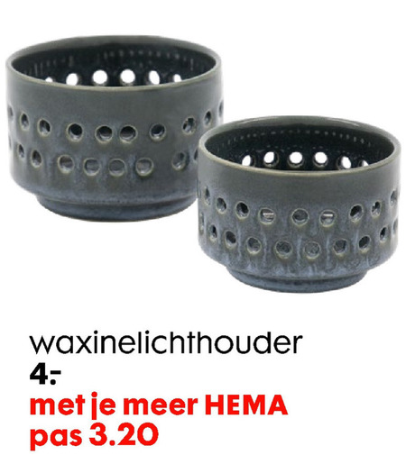 Hema huismerk   theelichthouder folder aanbieding bij  Hema - details