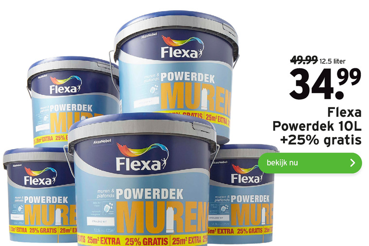 Flexa   muurverf folder aanbieding bij  Gamma - details