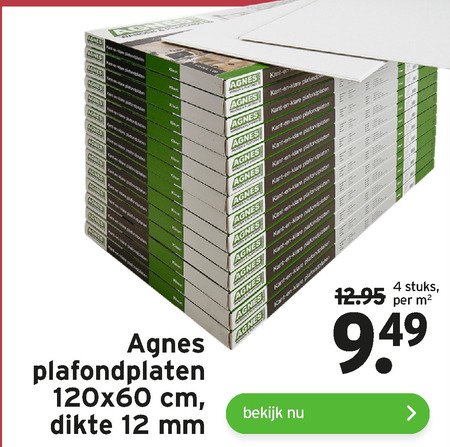 Heer werkelijk nood Agnes plafondplaat folder aanbieding bij Gamma - details