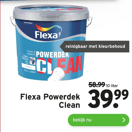 Flexa   muurverf folder aanbieding bij  Gamma - details