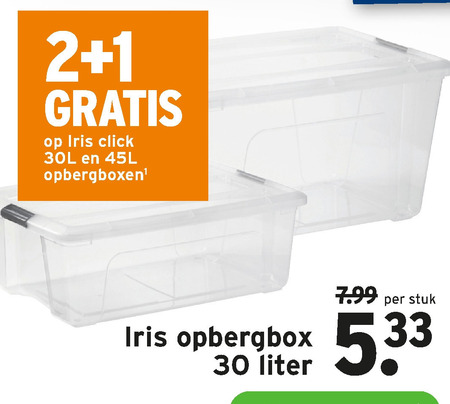 poeder Toegepast Briesje Iris opbergdoos folder aanbieding bij Gamma - details