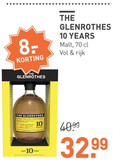 Glenrothes   whisky folder aanbieding bij  Gall & Gall - details