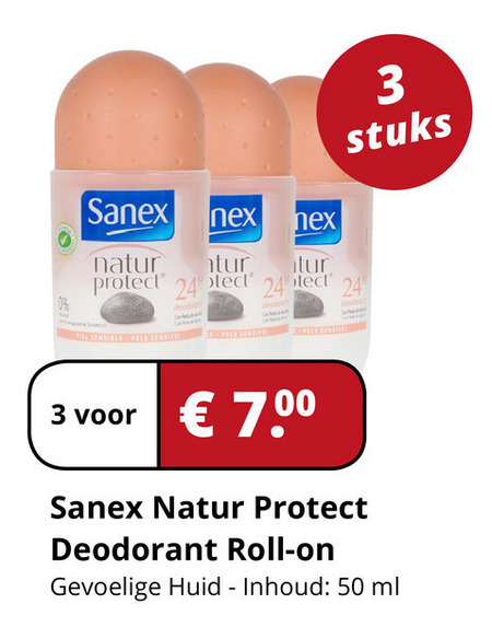 Sanex   deodorant folder aanbieding bij  Voordeeldrogisterij.nl - details