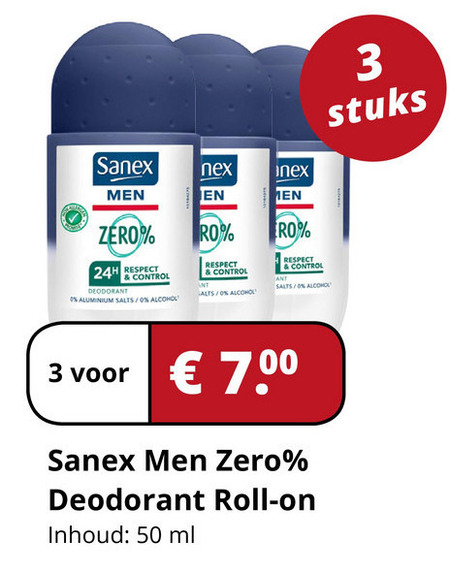 Sanex   deodorant folder aanbieding bij  Voordeeldrogisterij.nl - details