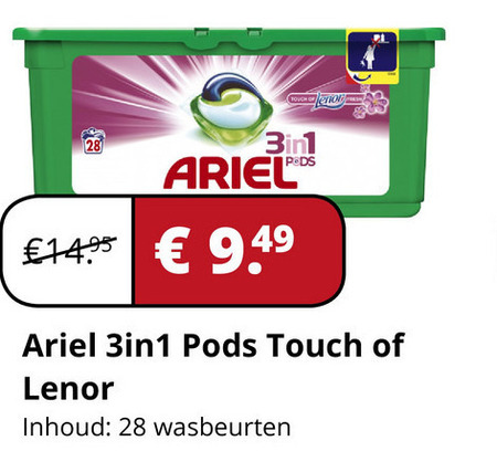 Ariel   wasmiddel folder aanbieding bij  Voordeeldrogisterij.nl - details