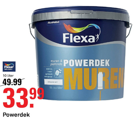 Flexa   muurverf folder aanbieding bij  Karwei - details