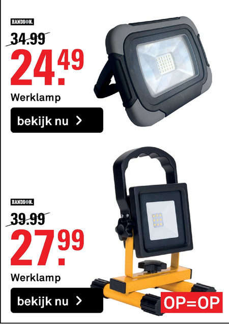 Handson folder aanbieding bij Karwei - details