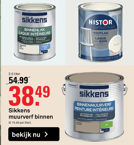 Sikkens   muurverf folder aanbieding bij  Karwei - details