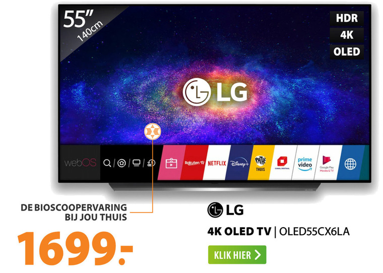 LG   4k ultrahd televisies, oled televisie folder aanbieding bij  Expert - details