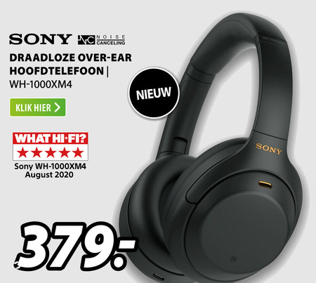 Sony   koptelefoon folder aanbieding bij  Expert - details