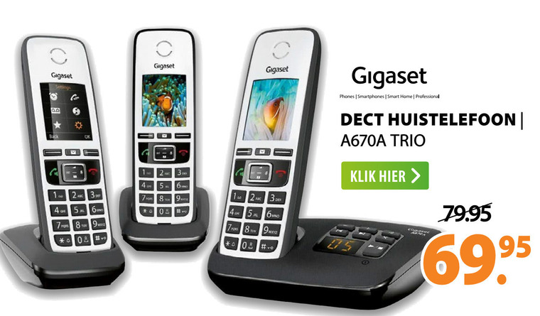 Gigaset   telefoon folder aanbieding bij  Expert - details