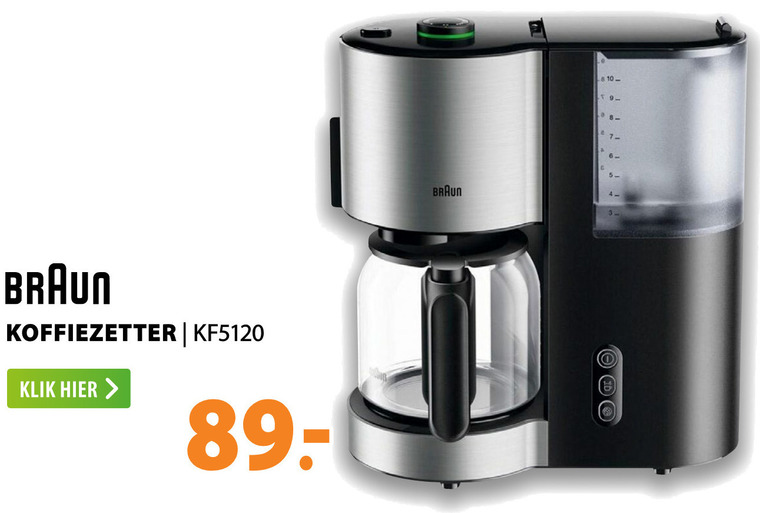 Braun   koffiezetapparaat folder aanbieding bij  Expert - details