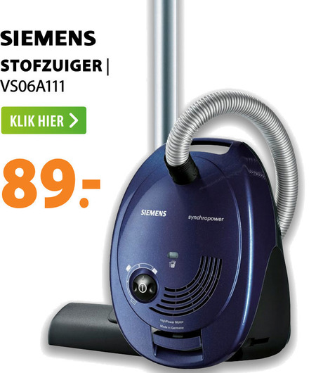 slikken Regenachtig bellen Siemens stofzuiger folder aanbieding bij Expert - details