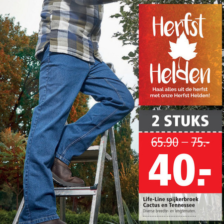 Life-Line   heren jeans folder aanbieding bij  Welkoop - details