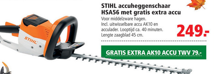 schokkend meerderheid Retentie Stihl heggenschaar folder aanbieding bij Welkoop - details