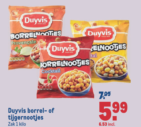 Duyvis   borrelnootjes folder aanbieding bij  Makro - details