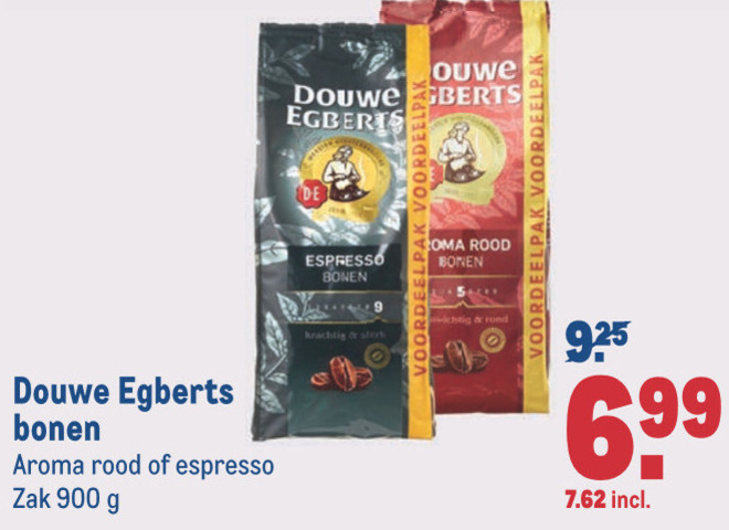 Douwe Egberts   koffiebonen folder aanbieding bij  Makro - details